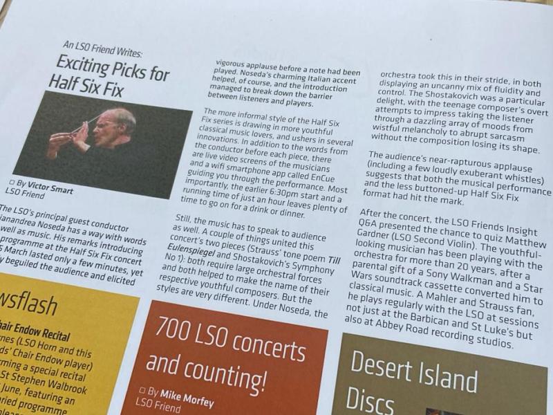 London Symphony Orchestra – Half Six&nbsp;Fix